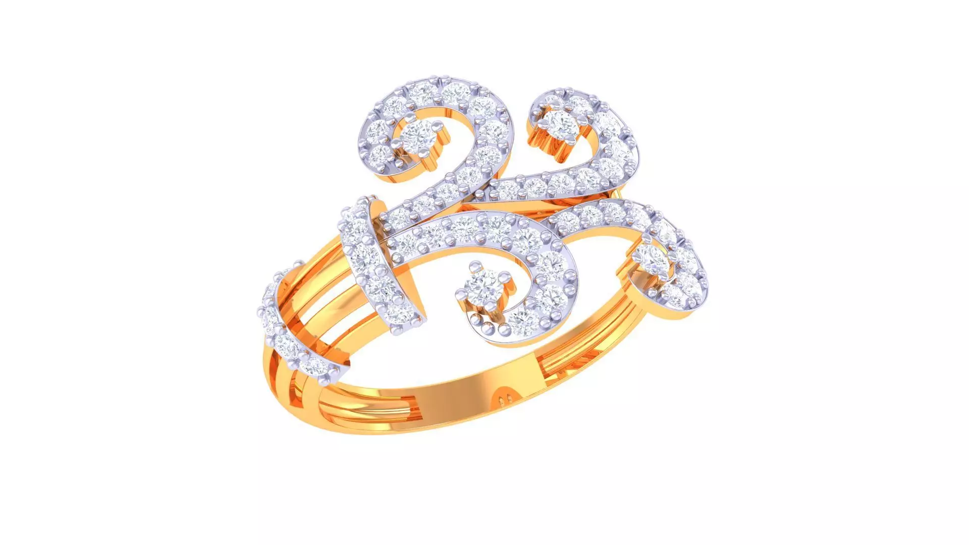 Diamond Ring - 13 3D print model_0