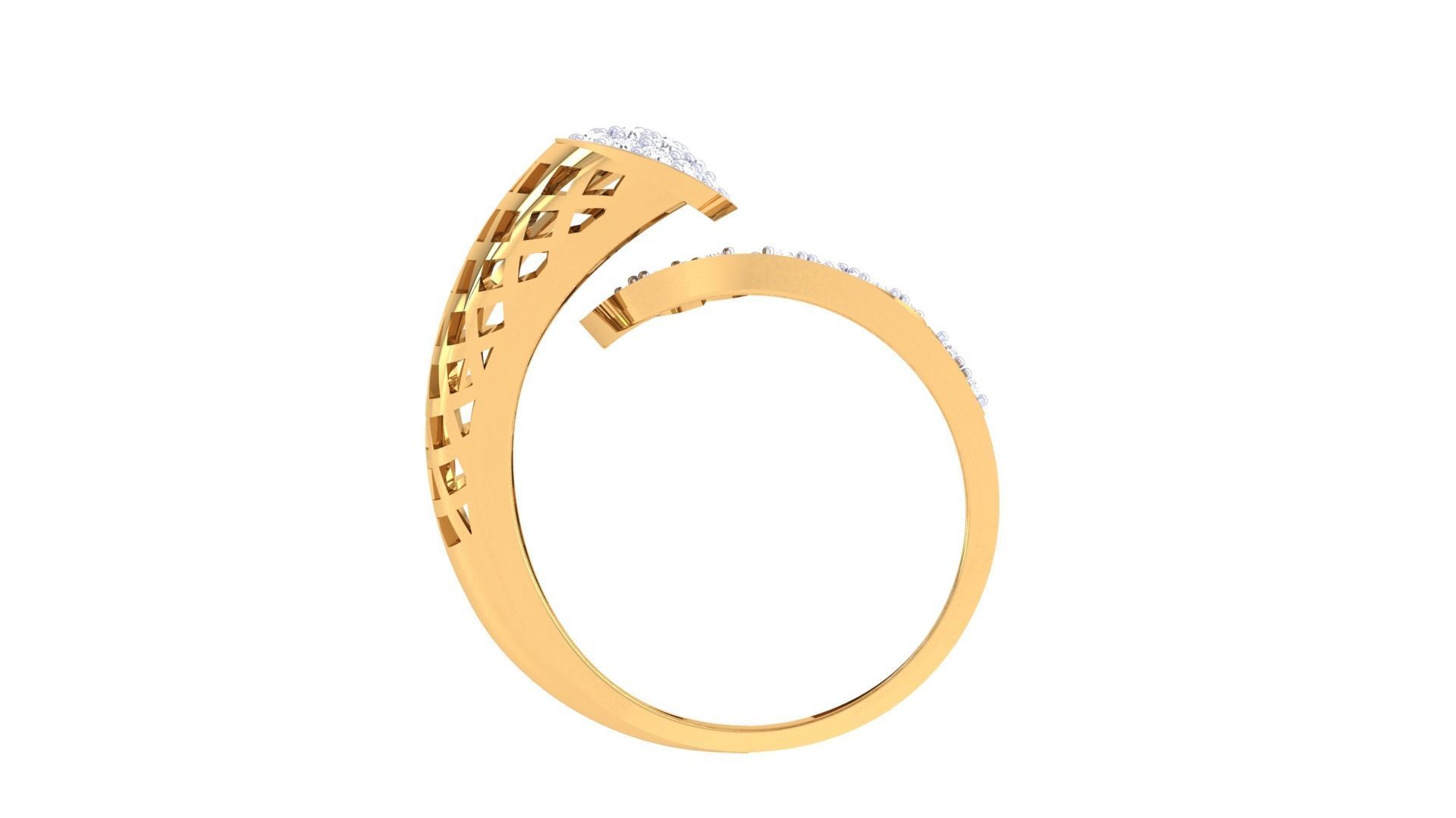 Cocktail Ring - 85 3D print model_3