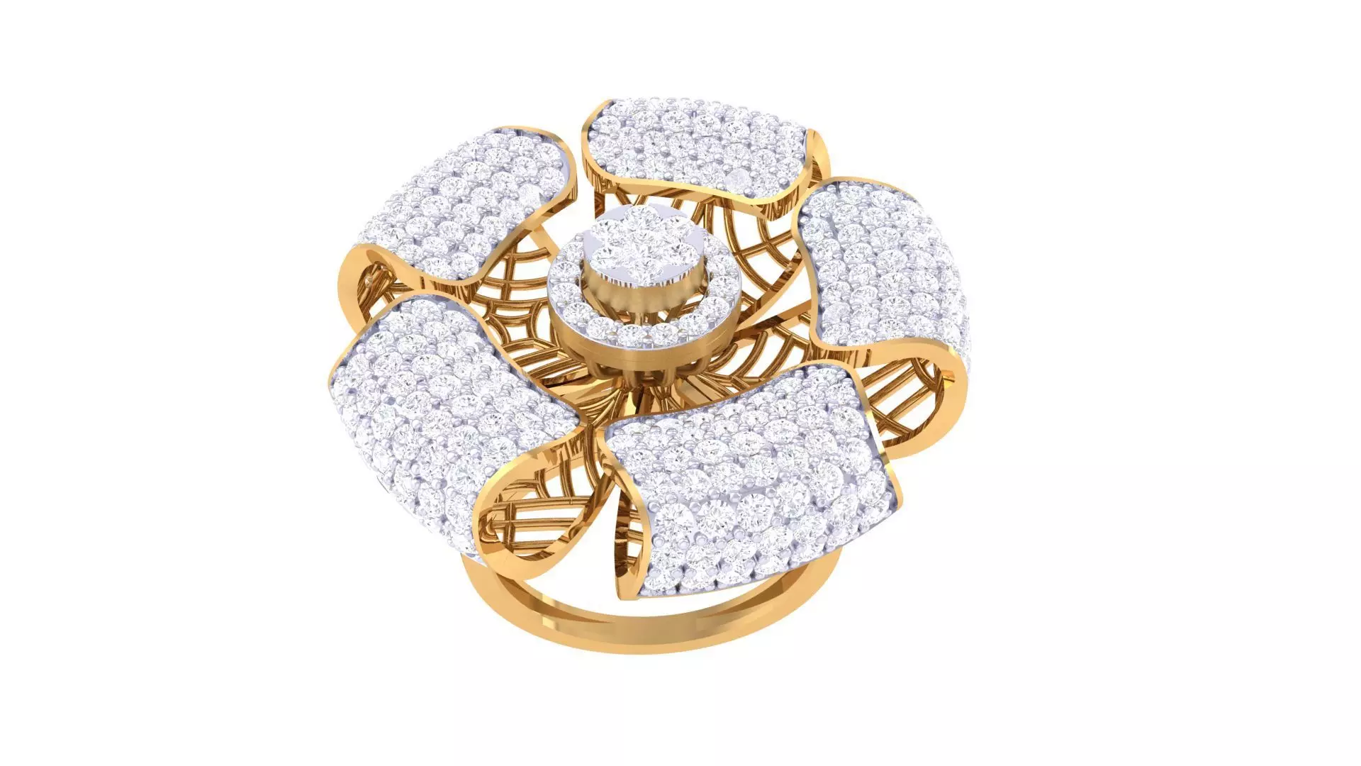 Cocktail Ring - 83 3D print model_0