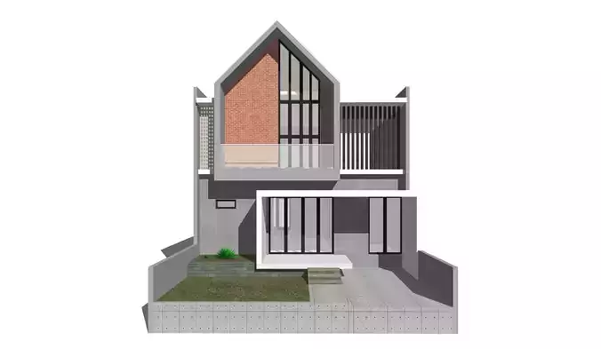 Tropical minimalist residential design 6