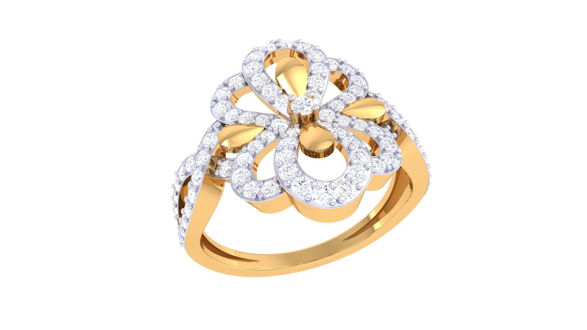 Cocktail Ring - 56 3D print model_2