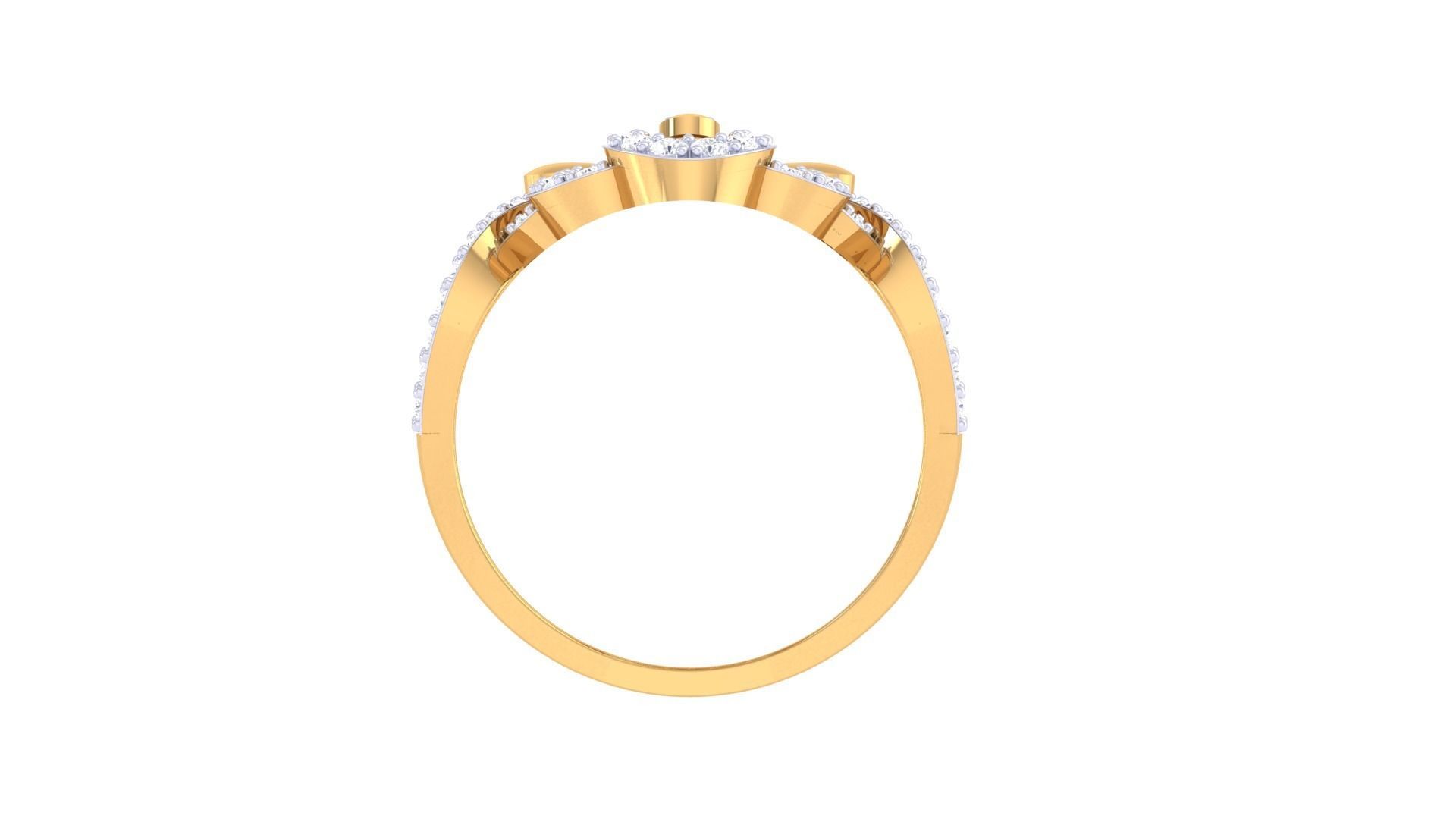 Cocktail Ring - 56 3D print model_3