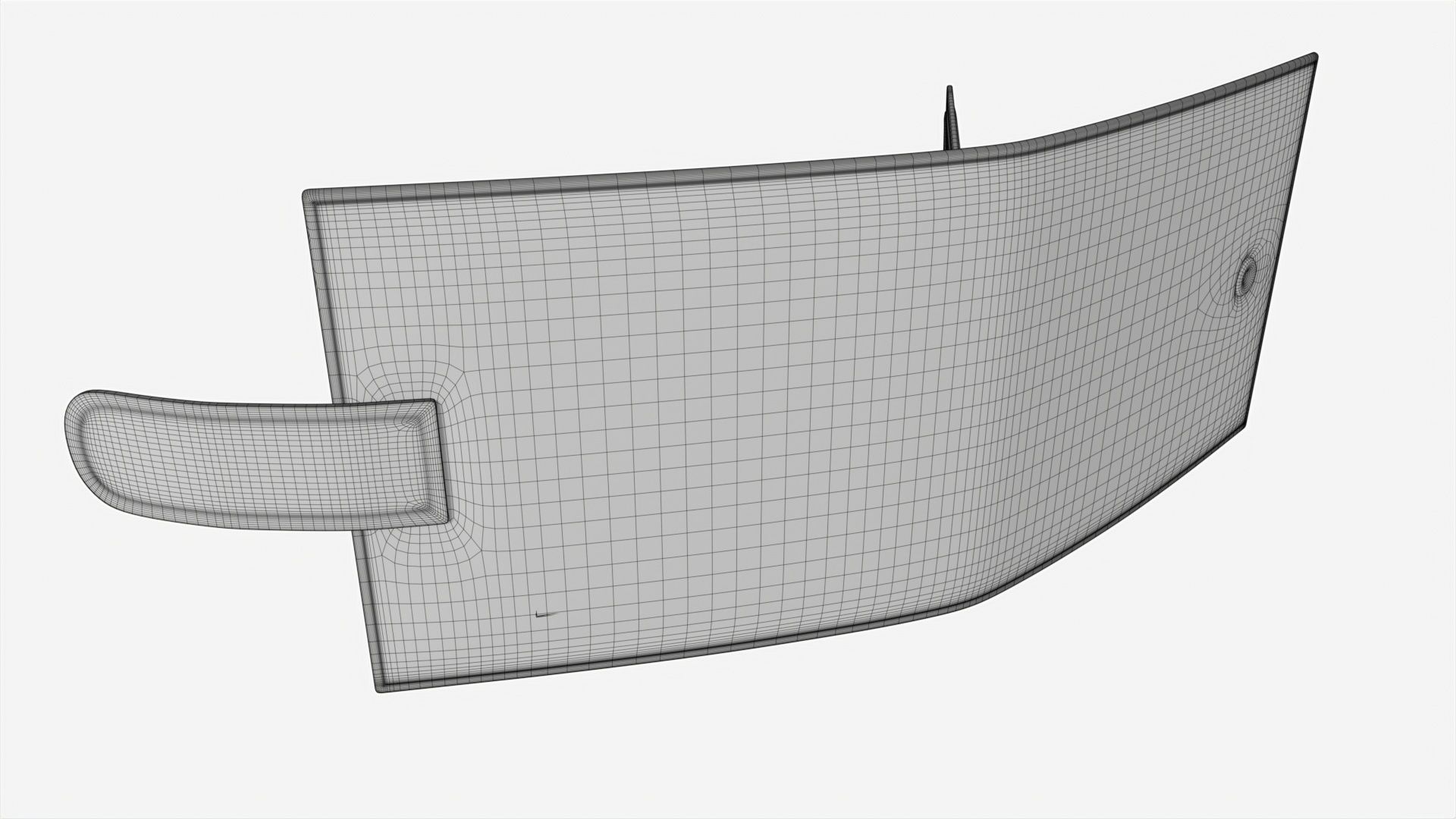 Leather Wallet for Men Unfolded 02 3D model_7