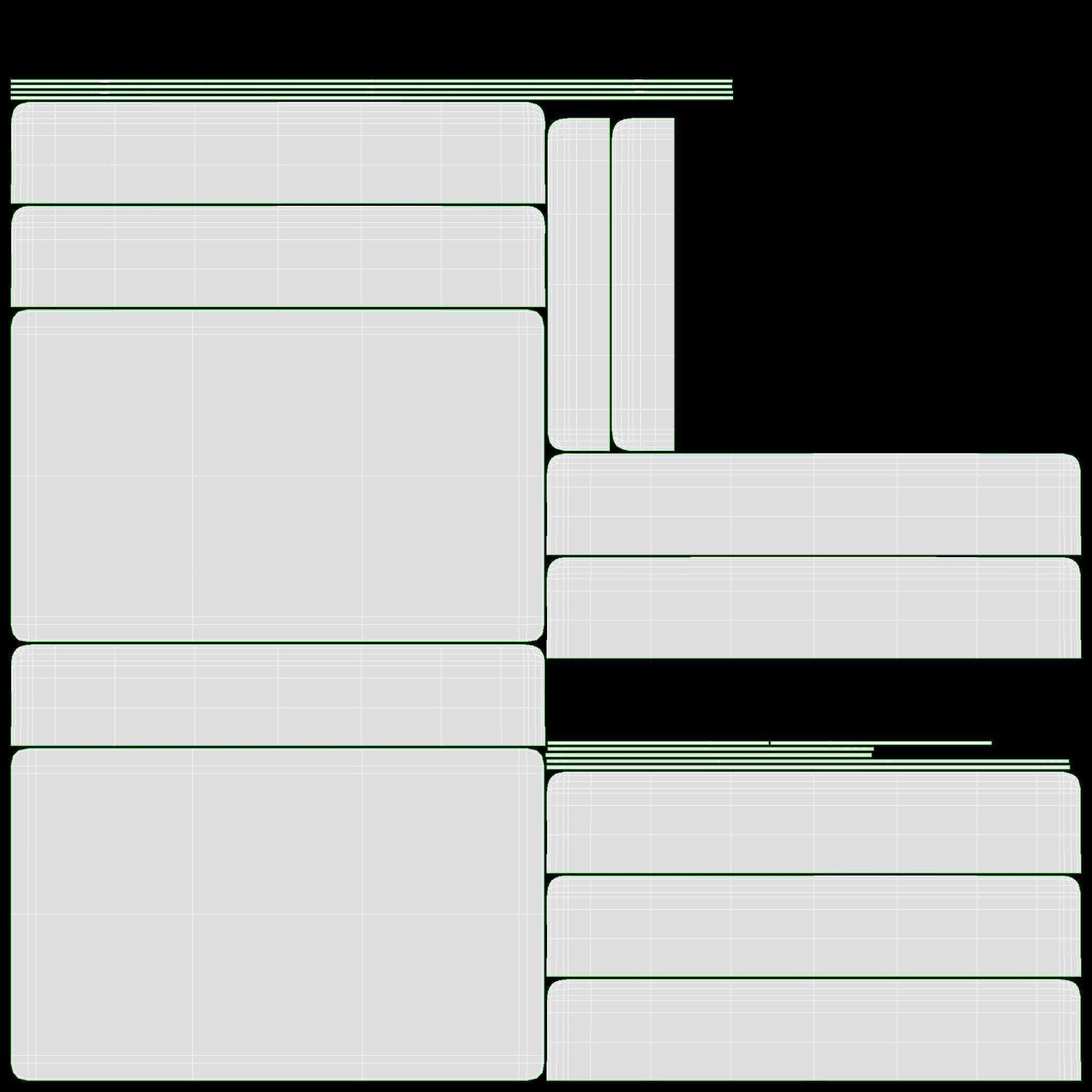 Leather Wallet for Men Unfolded 02 3D model_13