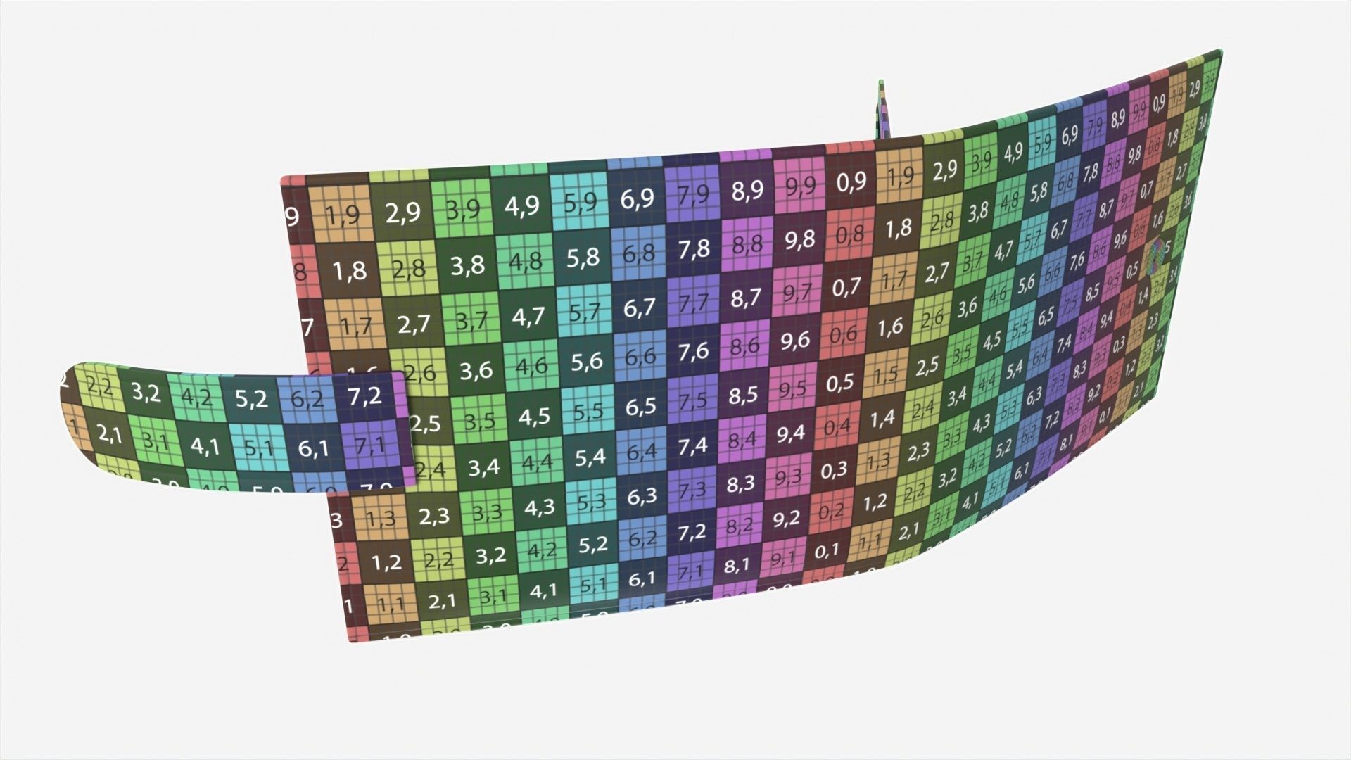 Leather Wallet for Men Unfolded 02 3D model_9