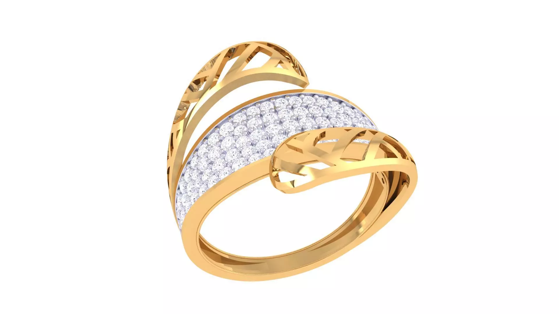 Diamond Ring - 49 3D print model_0