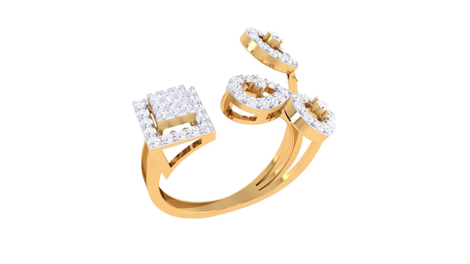 Cocktail Ring - 21 3D print model_2