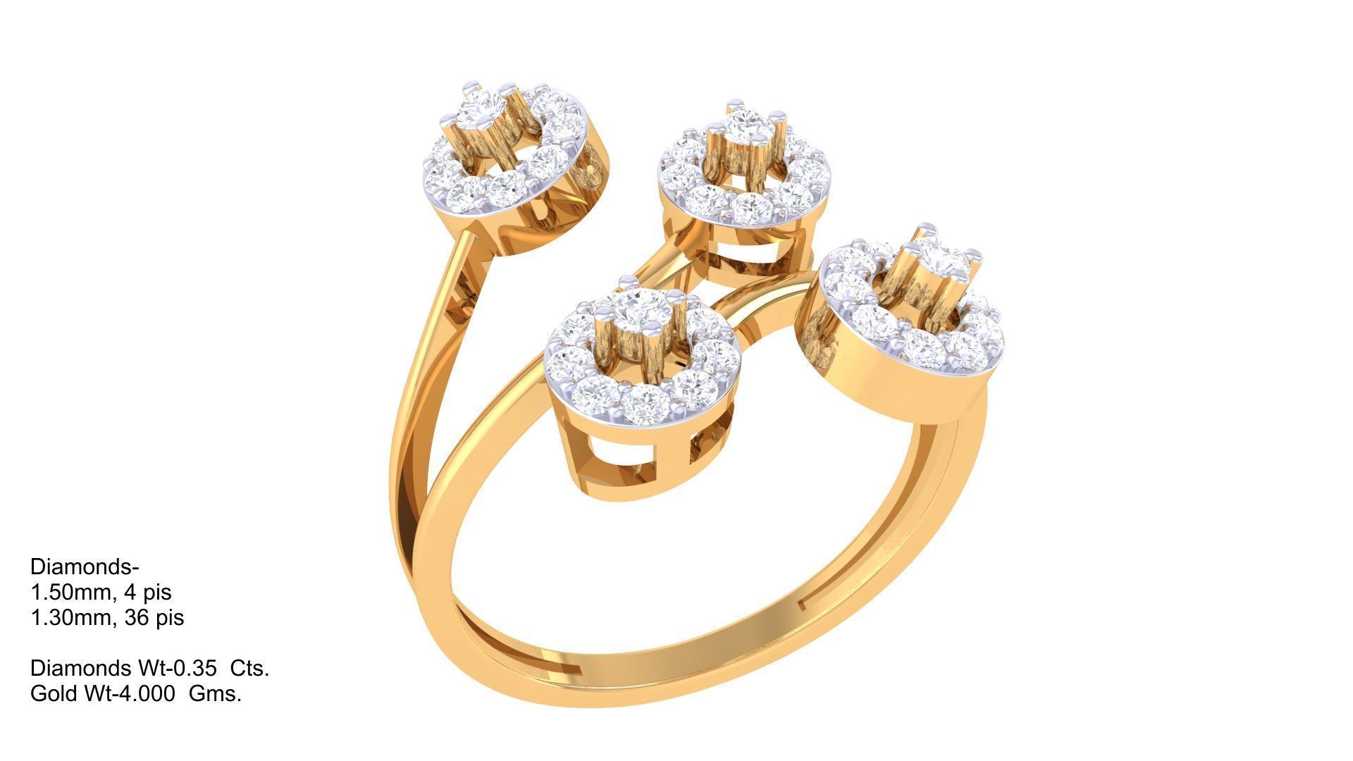 Cocktail Ring - 16 3D print model_1