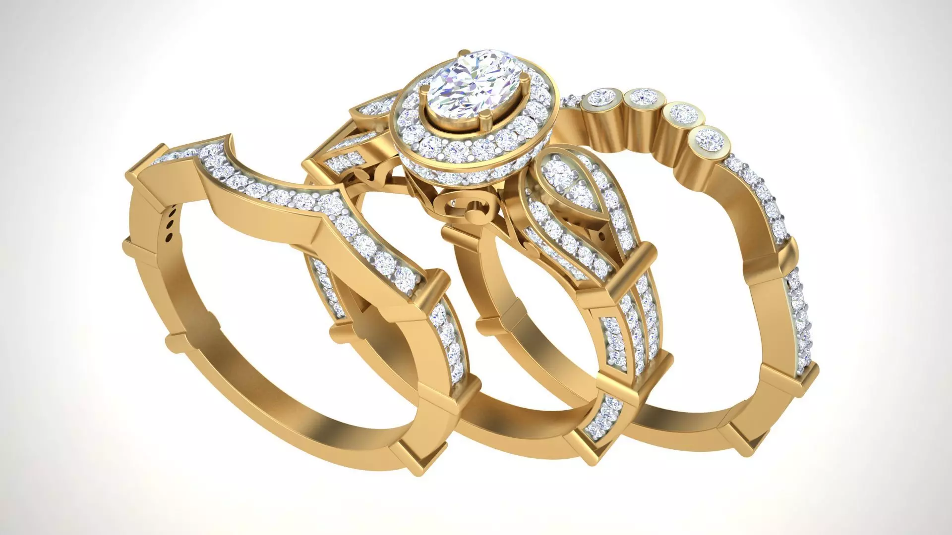 Solitaire Ring - 8 3D print model_0