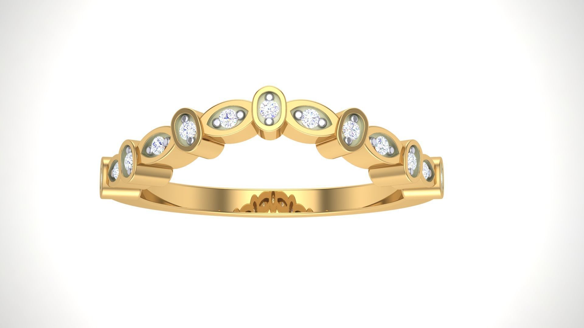 Solitaire Ring - 5 3D print model_2