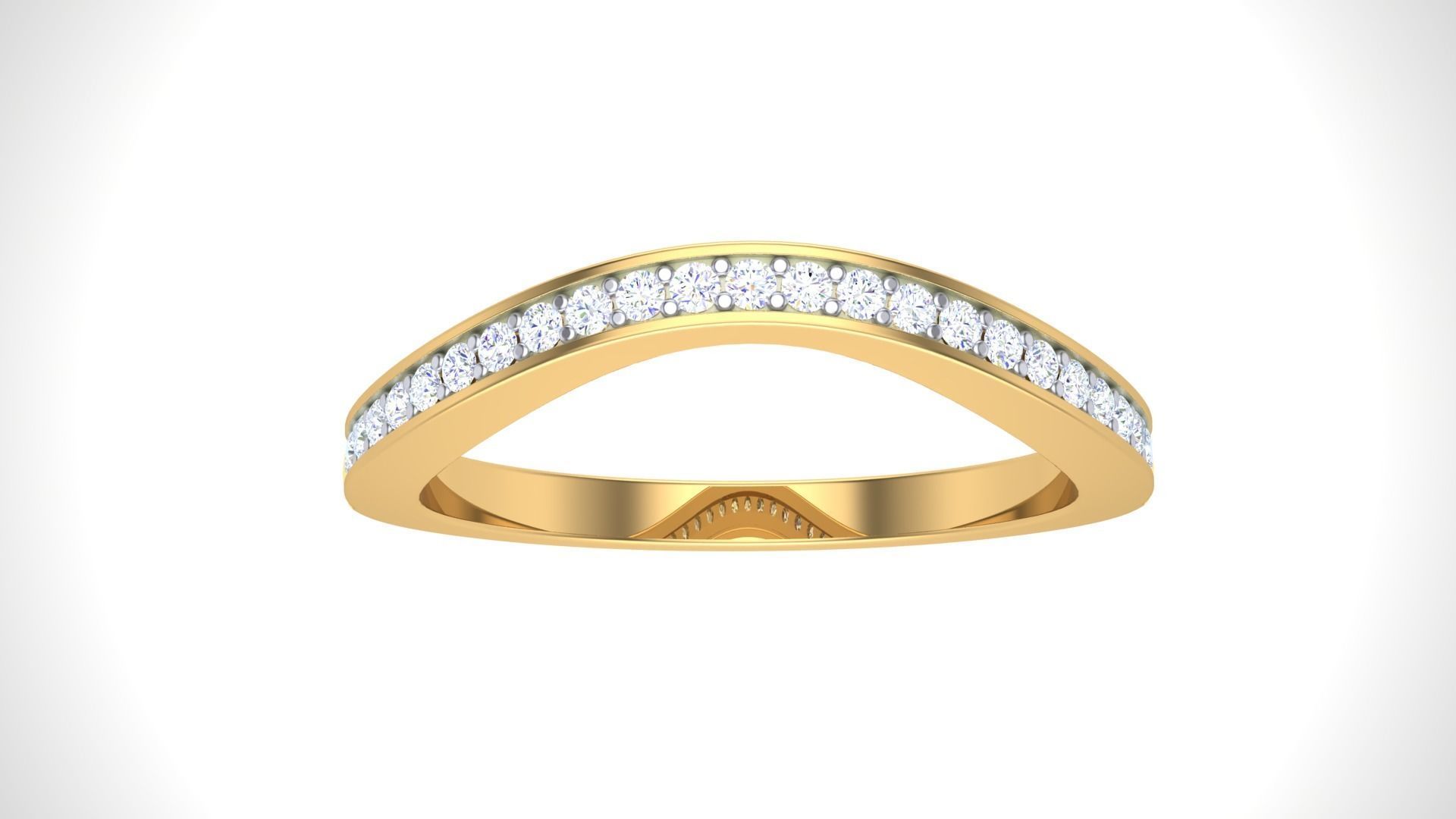Solitaire Ring - 5 3D print model_5