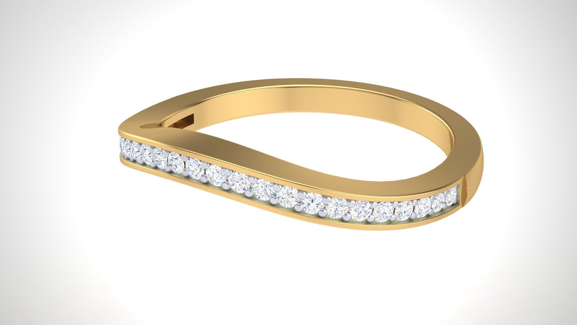 Solitaire Ring - 3 3D print model_7