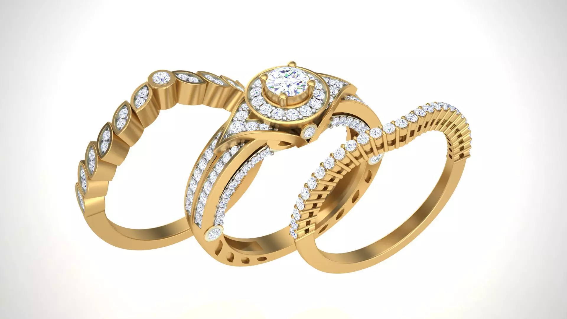 Solitaire Ring - 2 3D print model_0