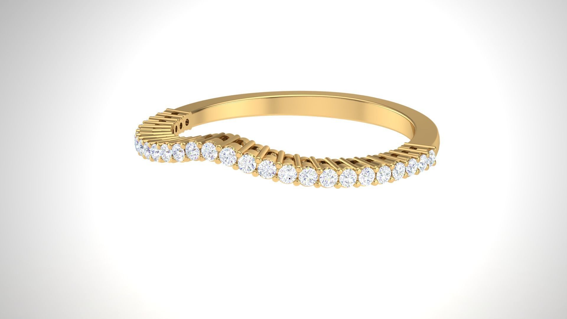 Solitaire Ring - 2 3D print model_7