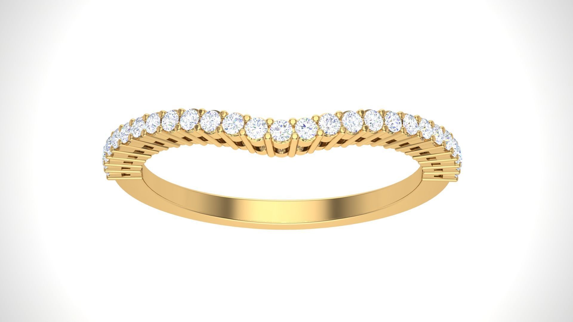 Solitaire Ring - 2 3D print model_5