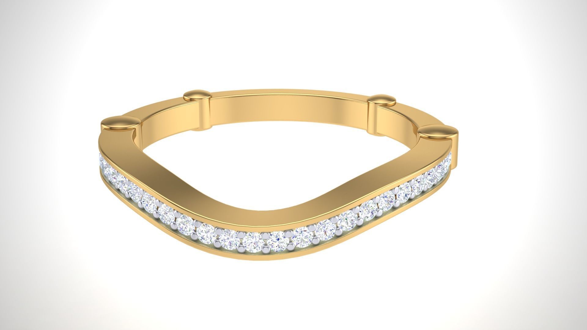 Solitaire Ring - 12 3D print model_7