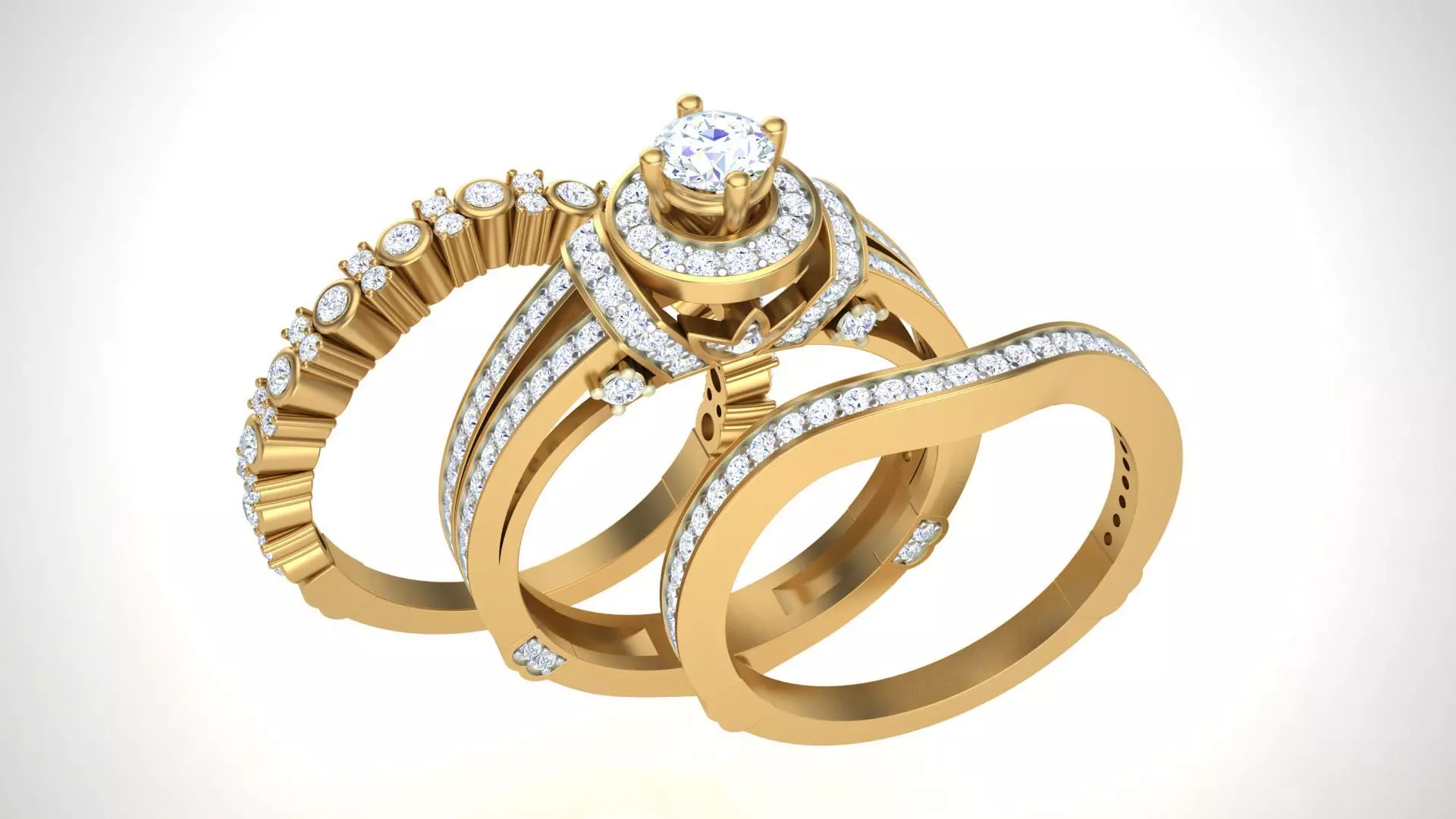Solitaire Ring - 10 3D print model_0