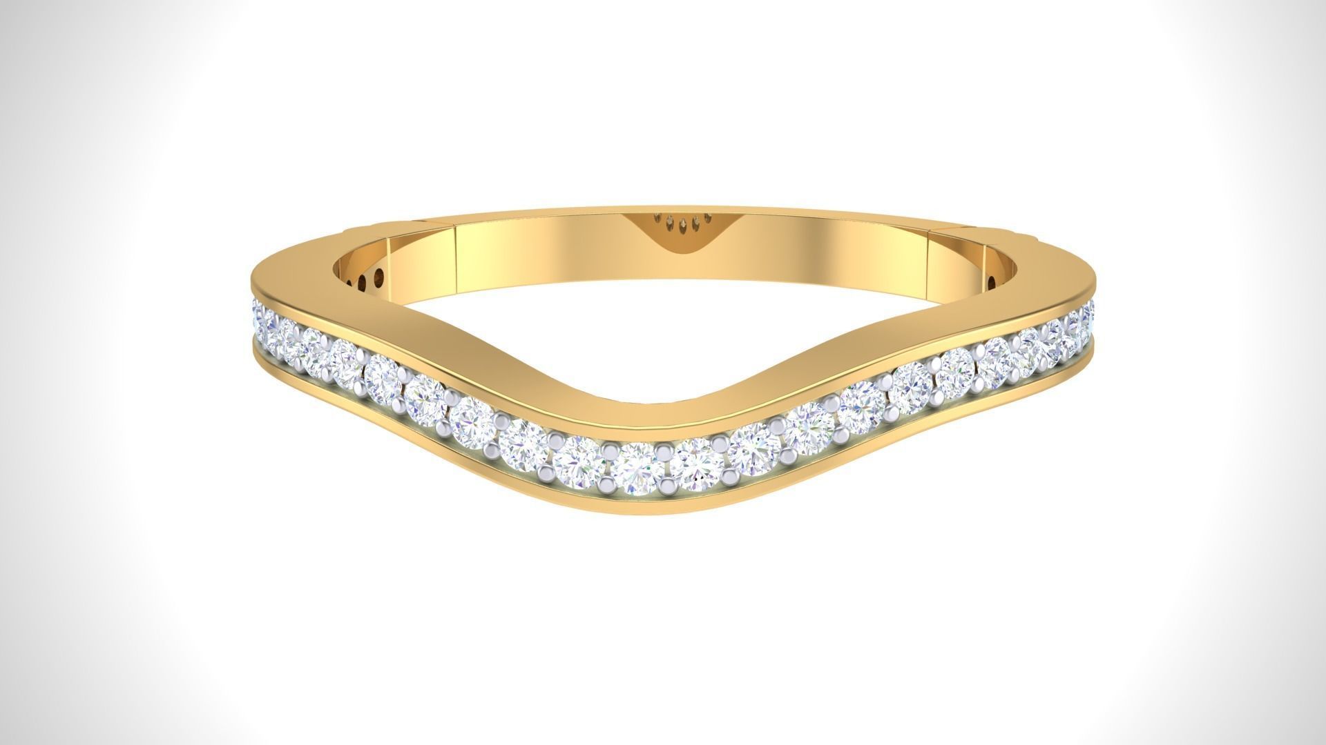 Solitaire Ring - 10 3D print model_7