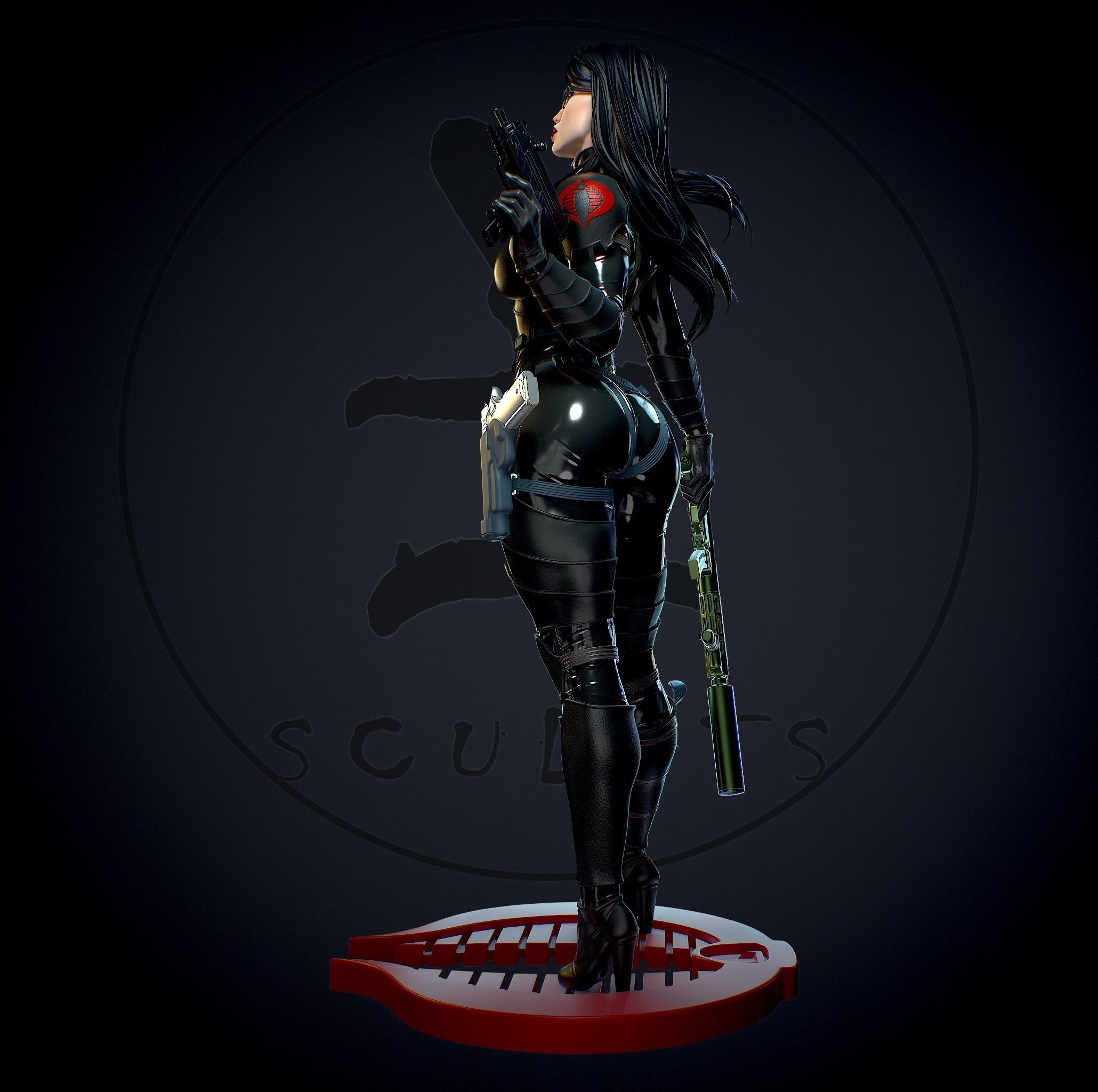 Baroness with NSFW 3D print model_6