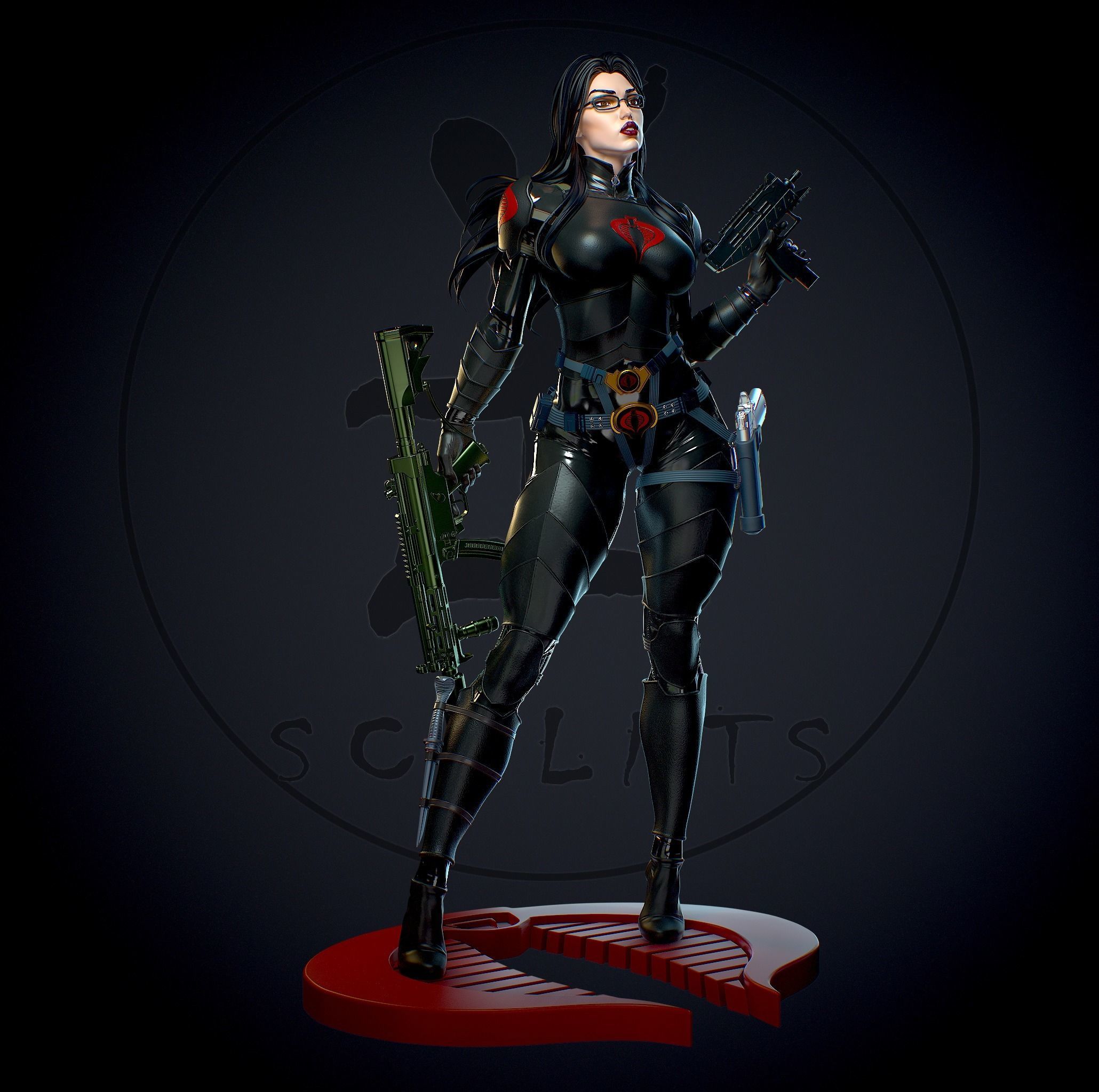 Baroness with NSFW 3D print model_1