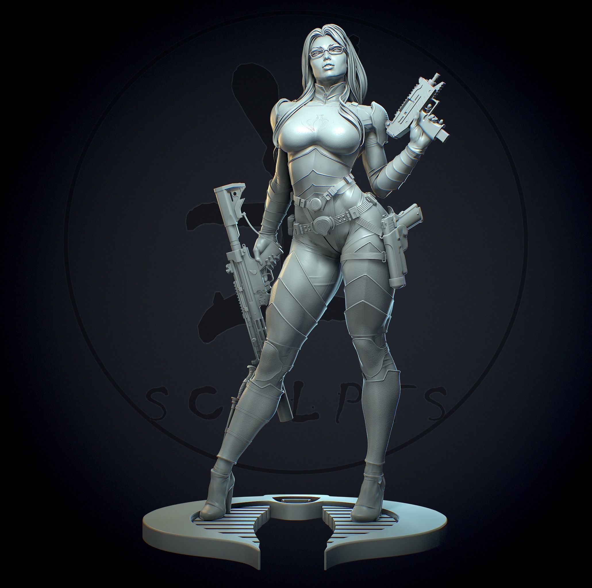 Baroness with NSFW 3D print model_11