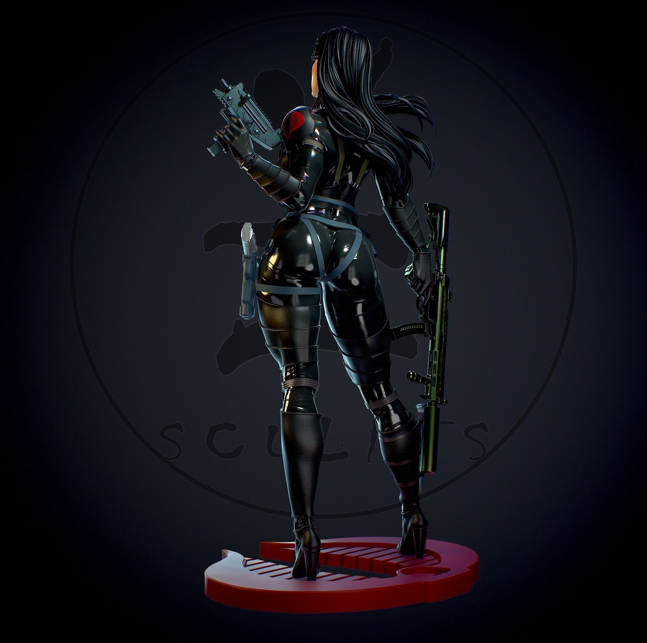 Baroness with NSFW 3D print model_5