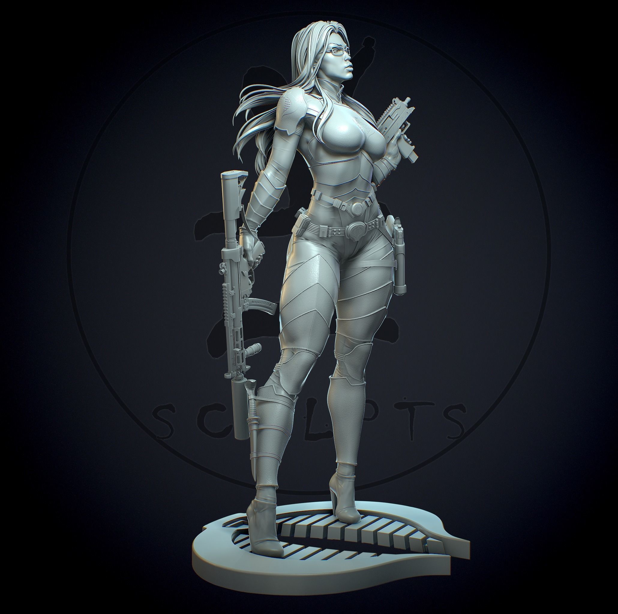 Baroness with NSFW 3D print model_12