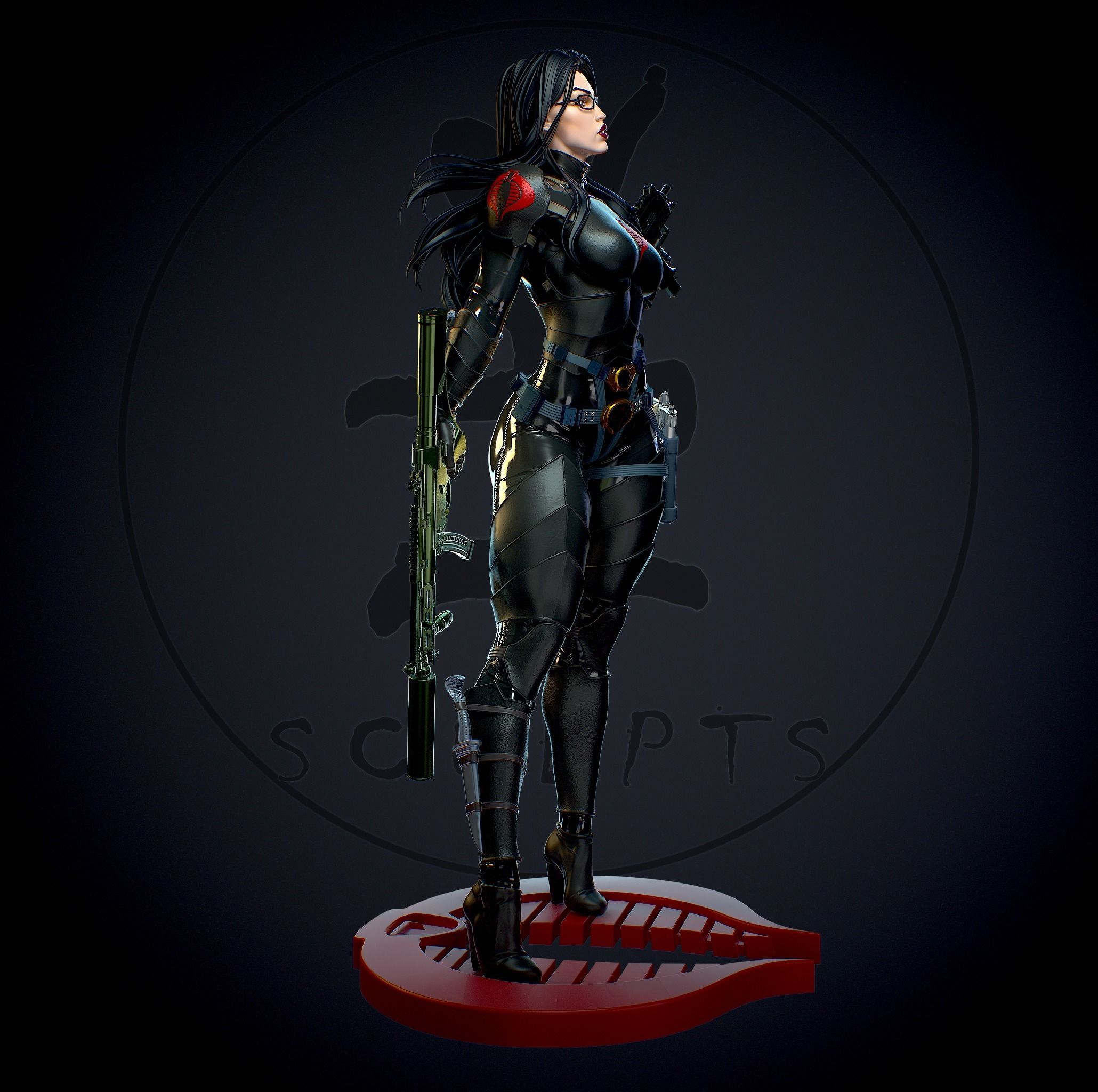 Baroness with NSFW 3D print model_2
