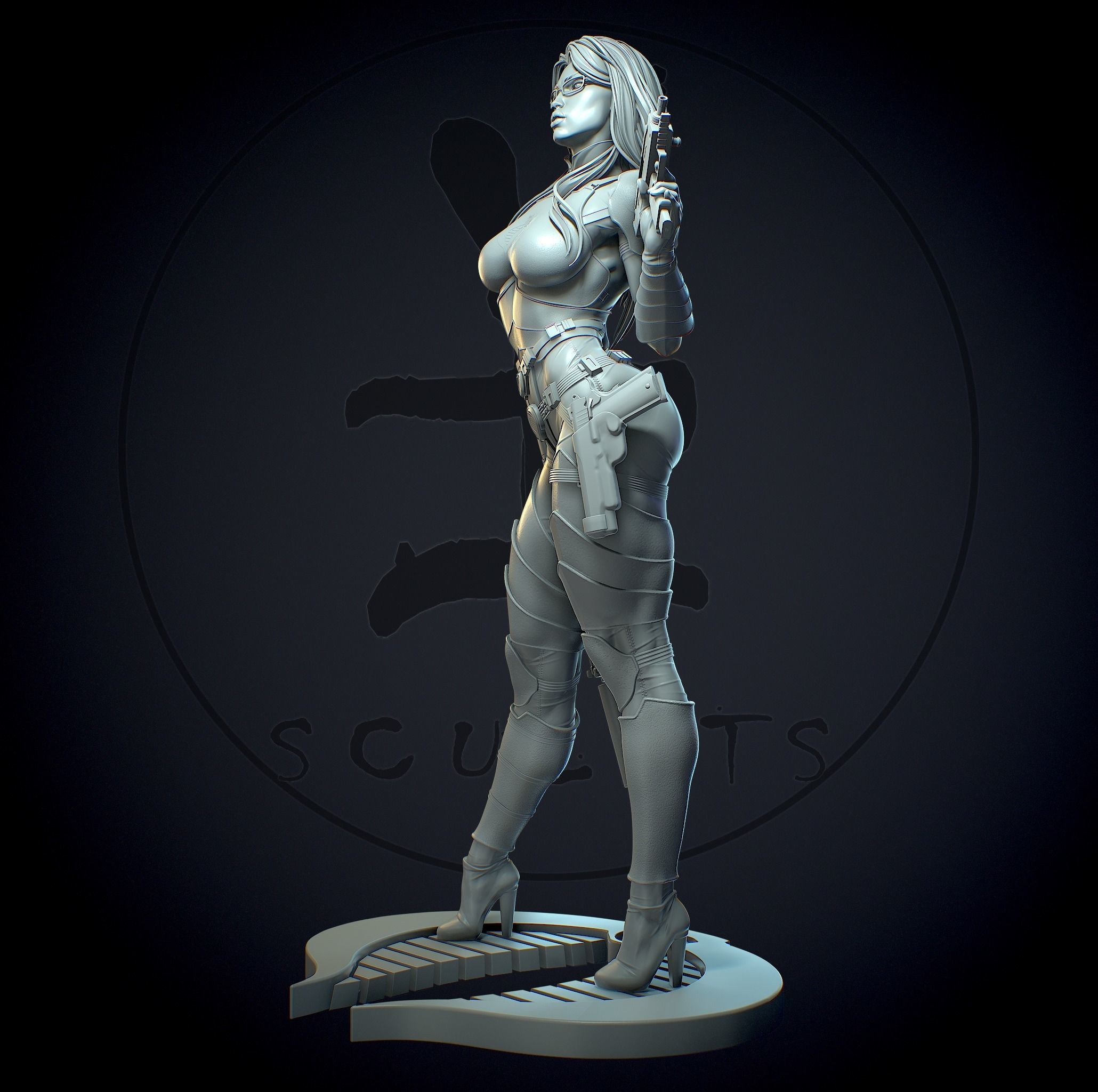 Baroness with NSFW 3D print model_14