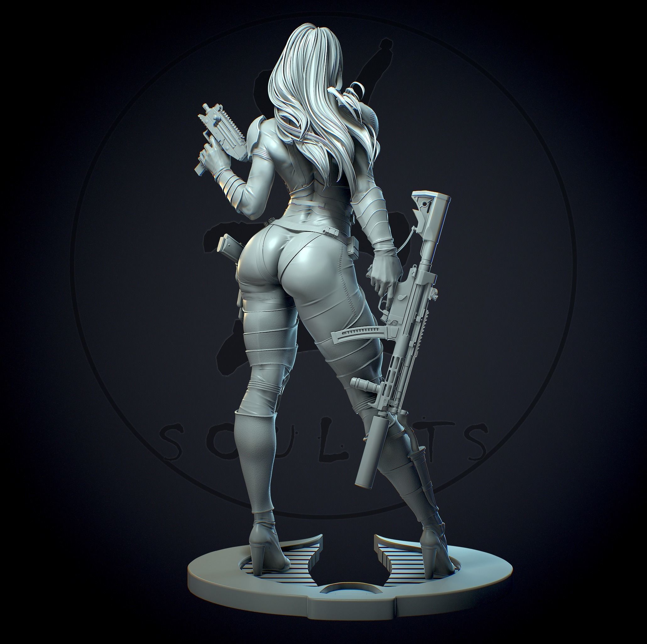 Baroness with NSFW 3D print model_13