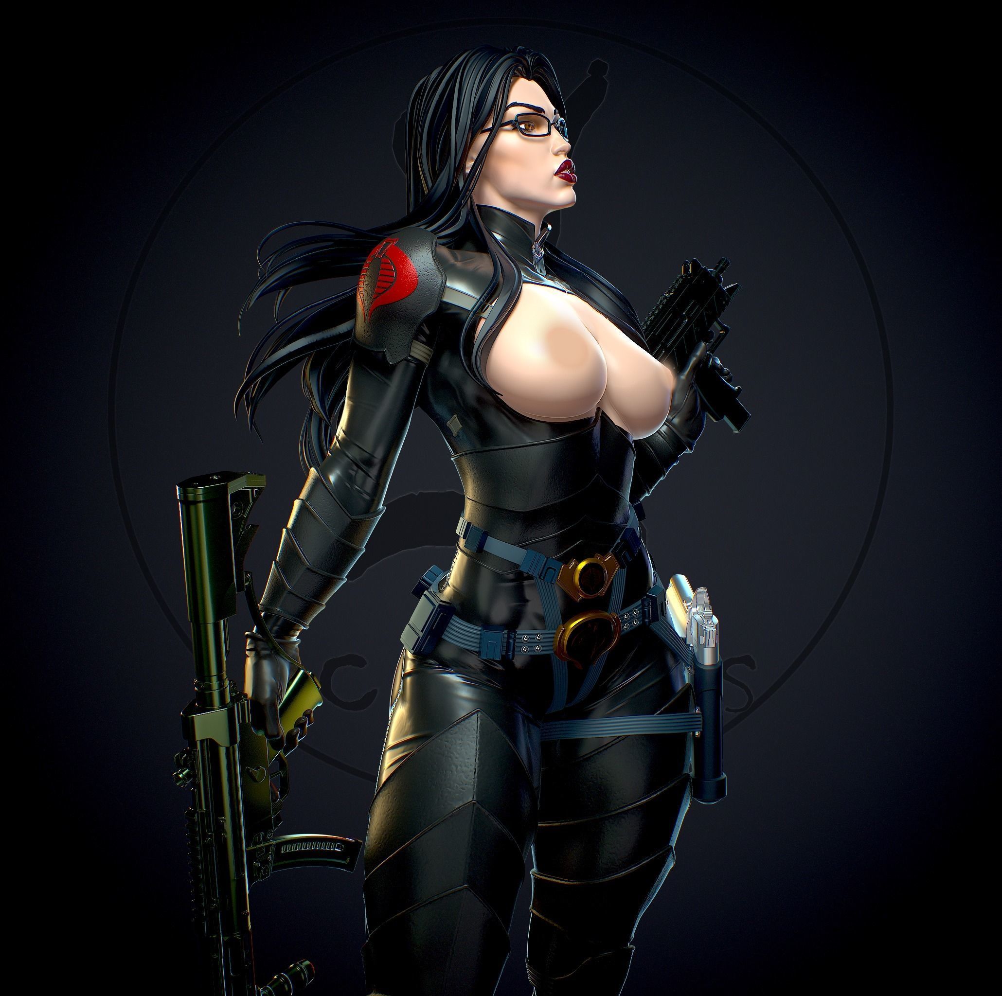 Baroness with NSFW 3D print model_16