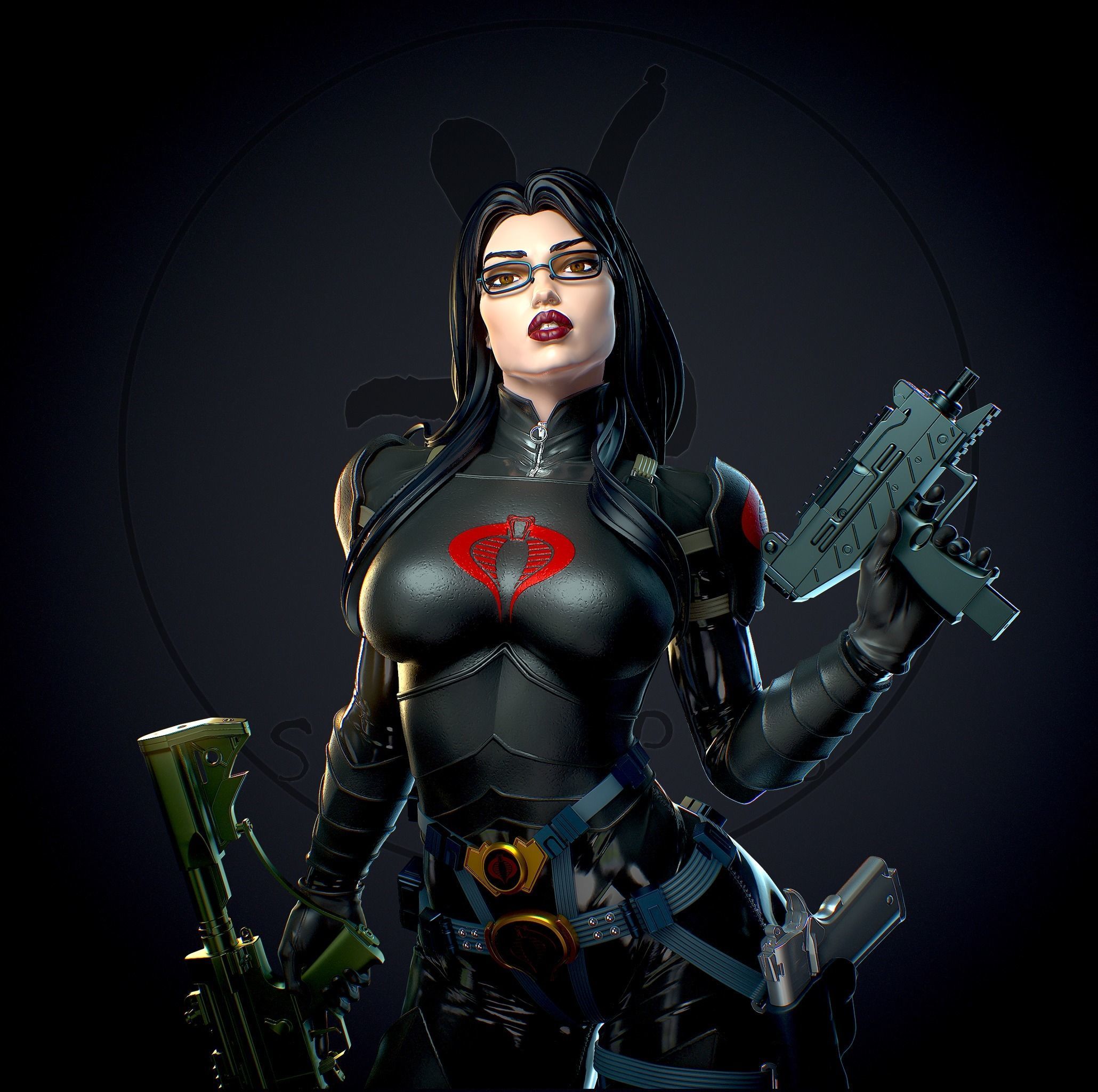 Baroness with NSFW 3D print model_8