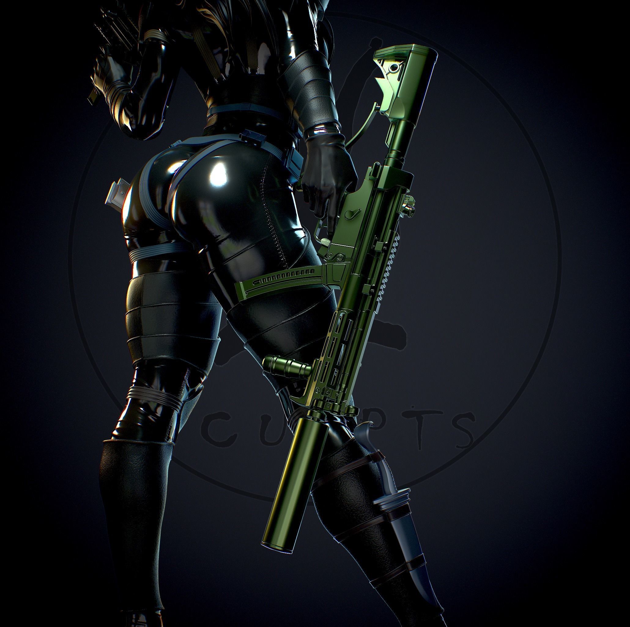 Baroness with NSFW 3D print model_10