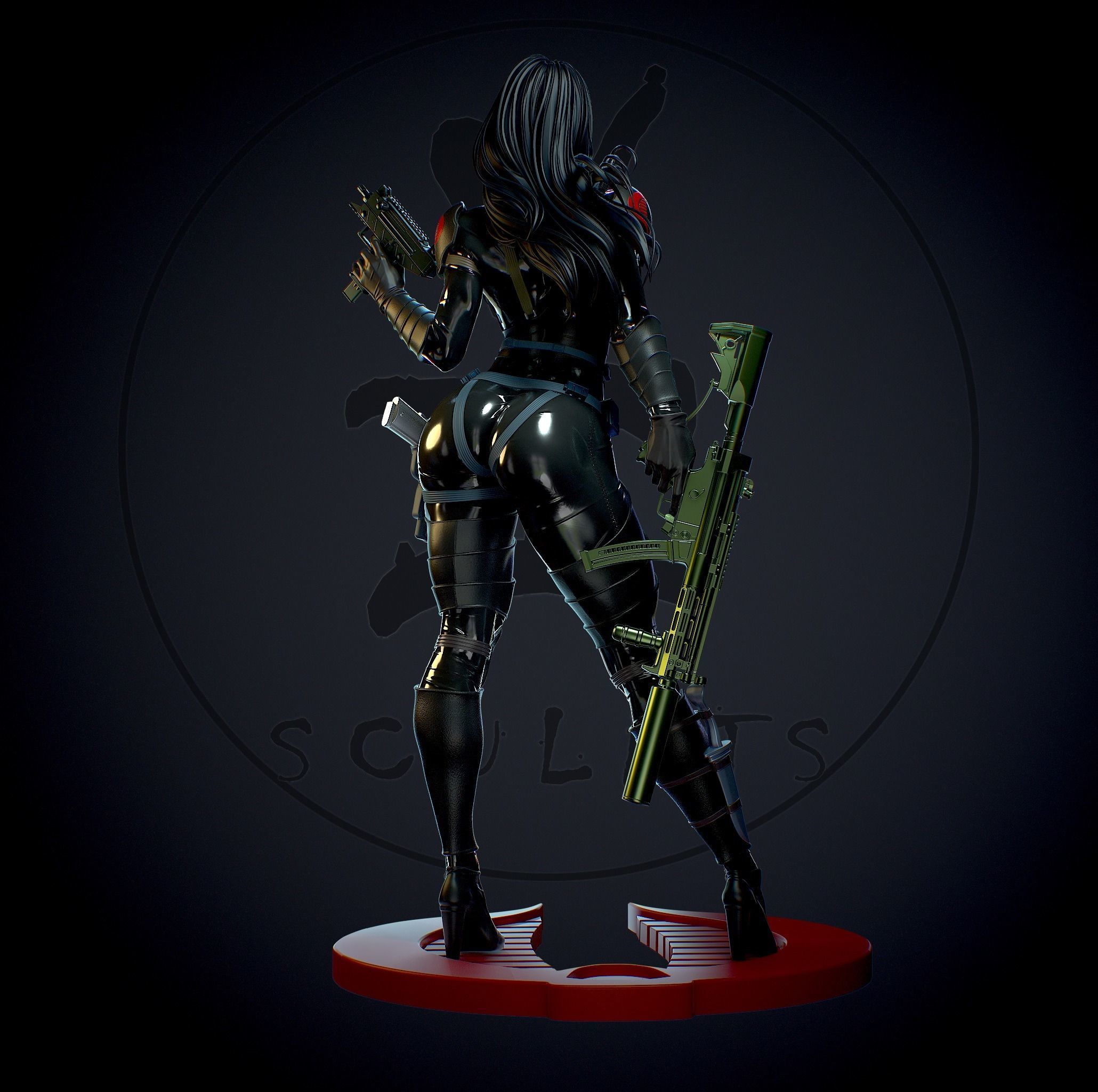 Baroness with NSFW 3D print model_4