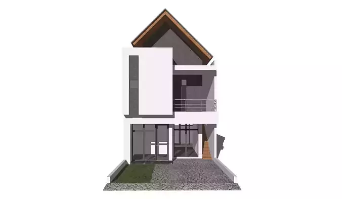 Tropical minimalist residential design 9