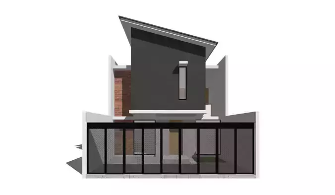 Tropical minimalist residential design 10