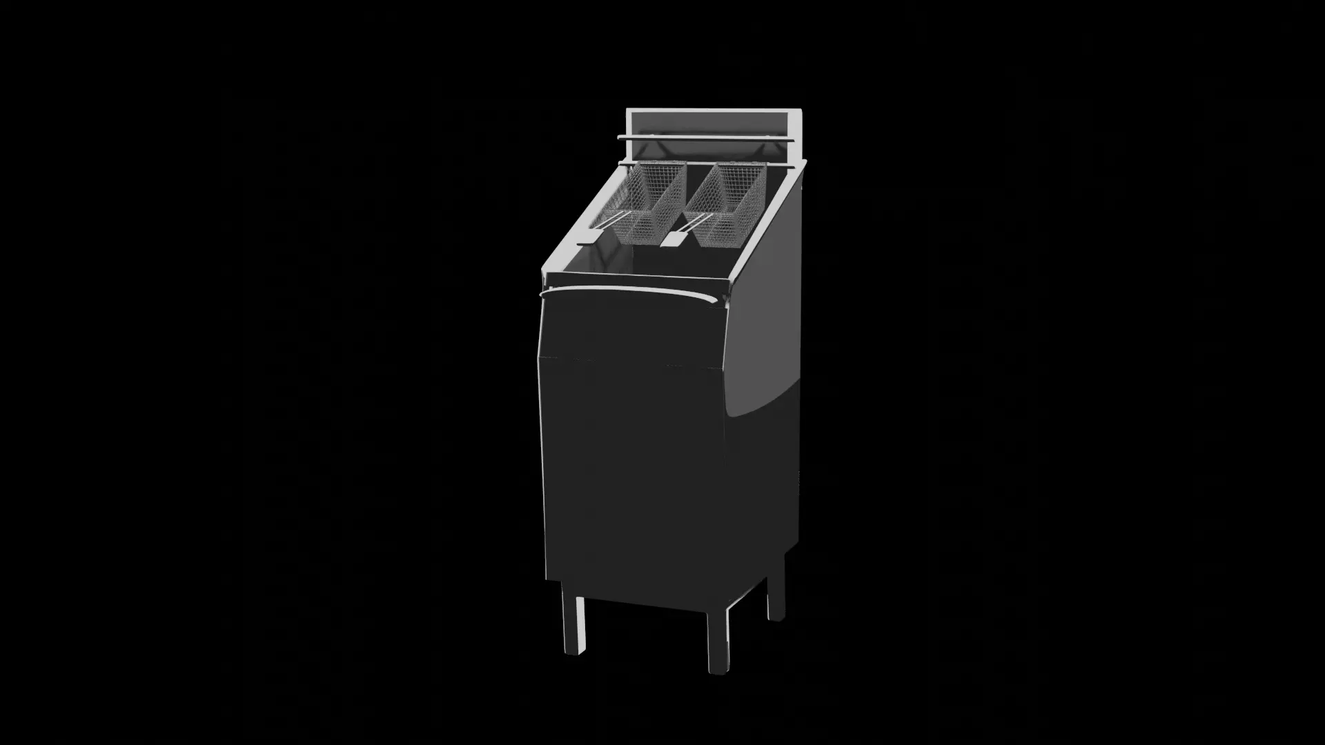 Deep Fryer Free low-poly 3D model