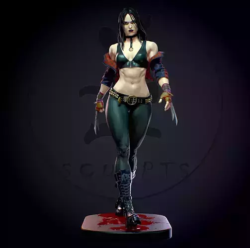 X-23 with NSFW 3D print model