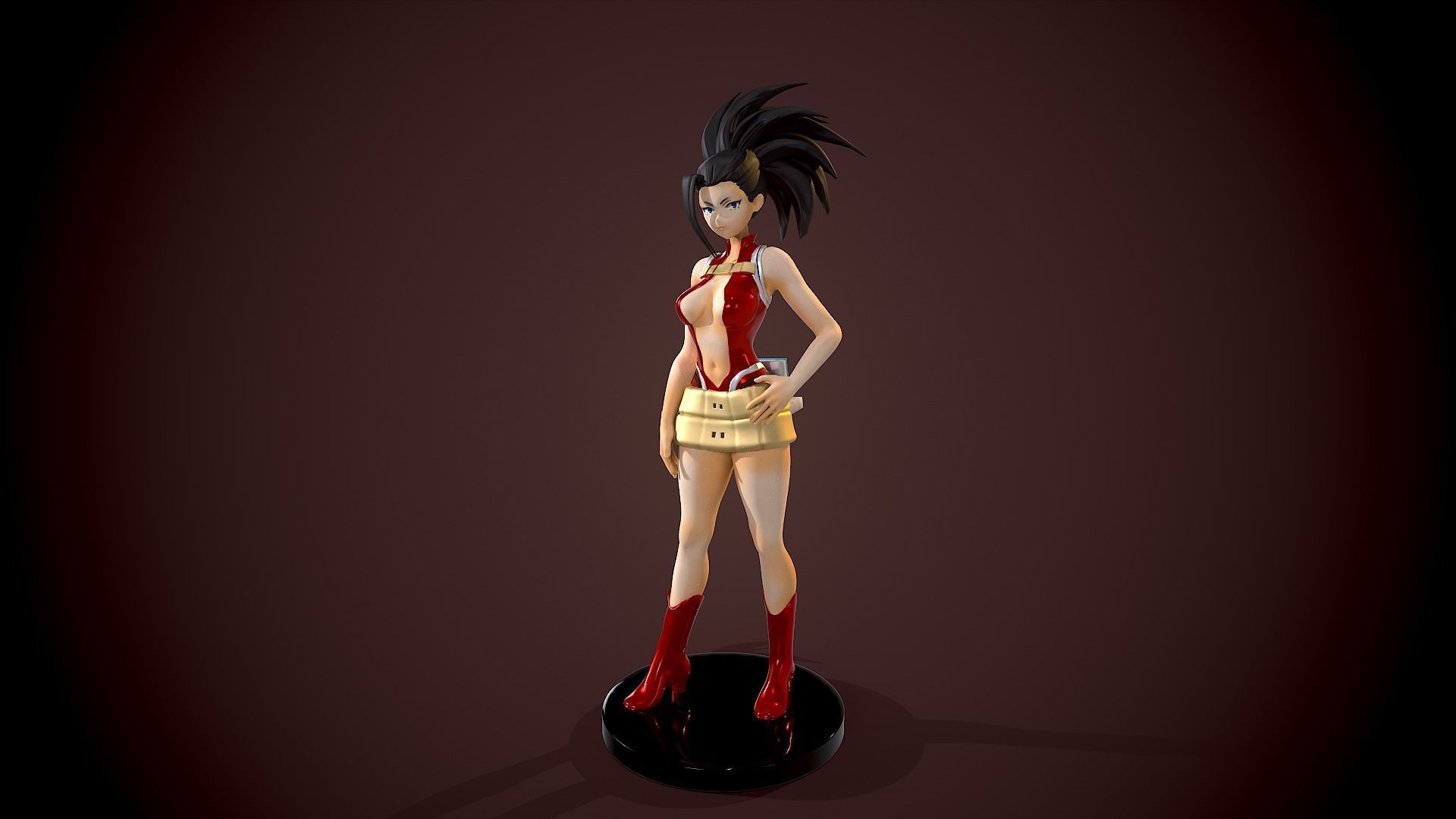 momo yaoyorozu 3D print model_8
