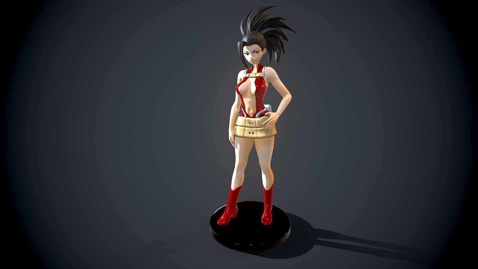 momo yaoyorozu 3D print model_9