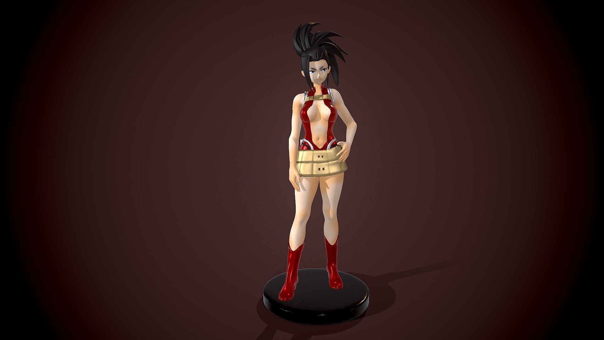 momo yaoyorozu 3D print model_2
