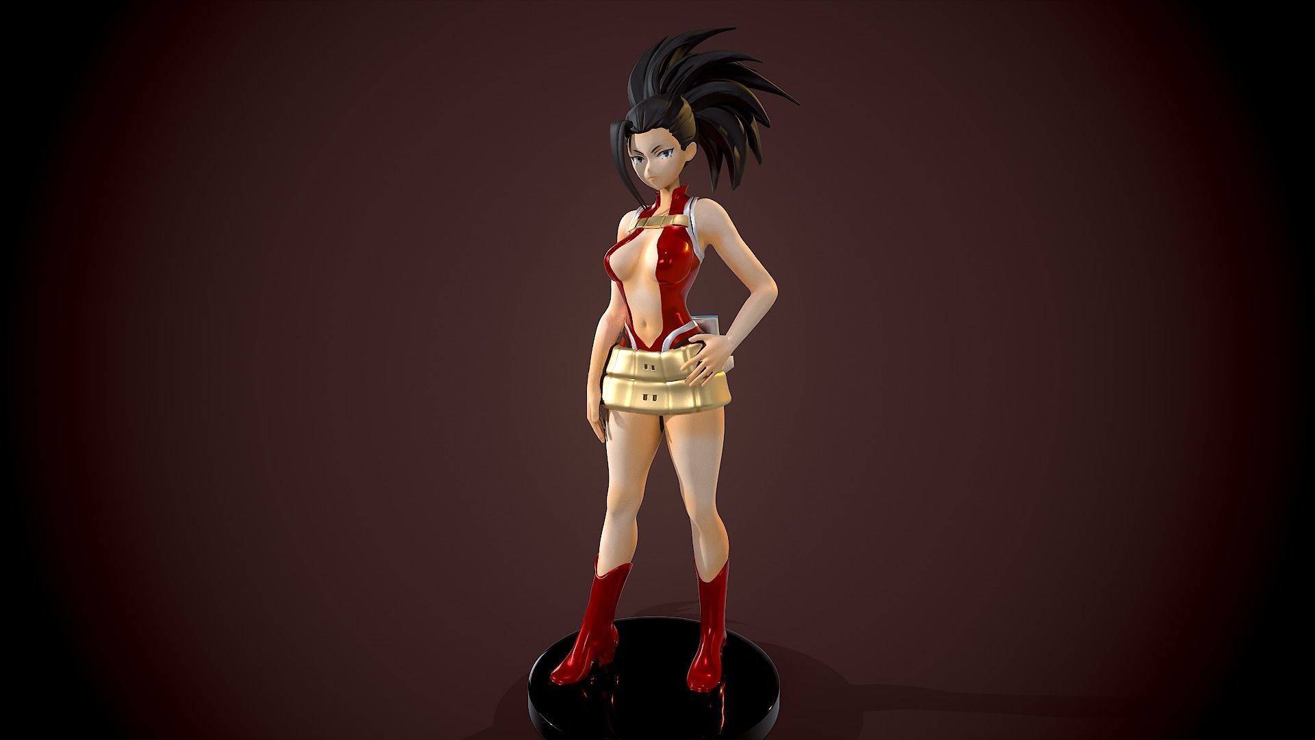 momo yaoyorozu 3D print model_7