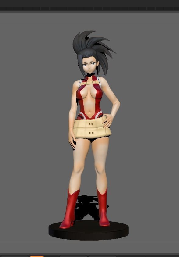 momo yaoyorozu 3D print model_13