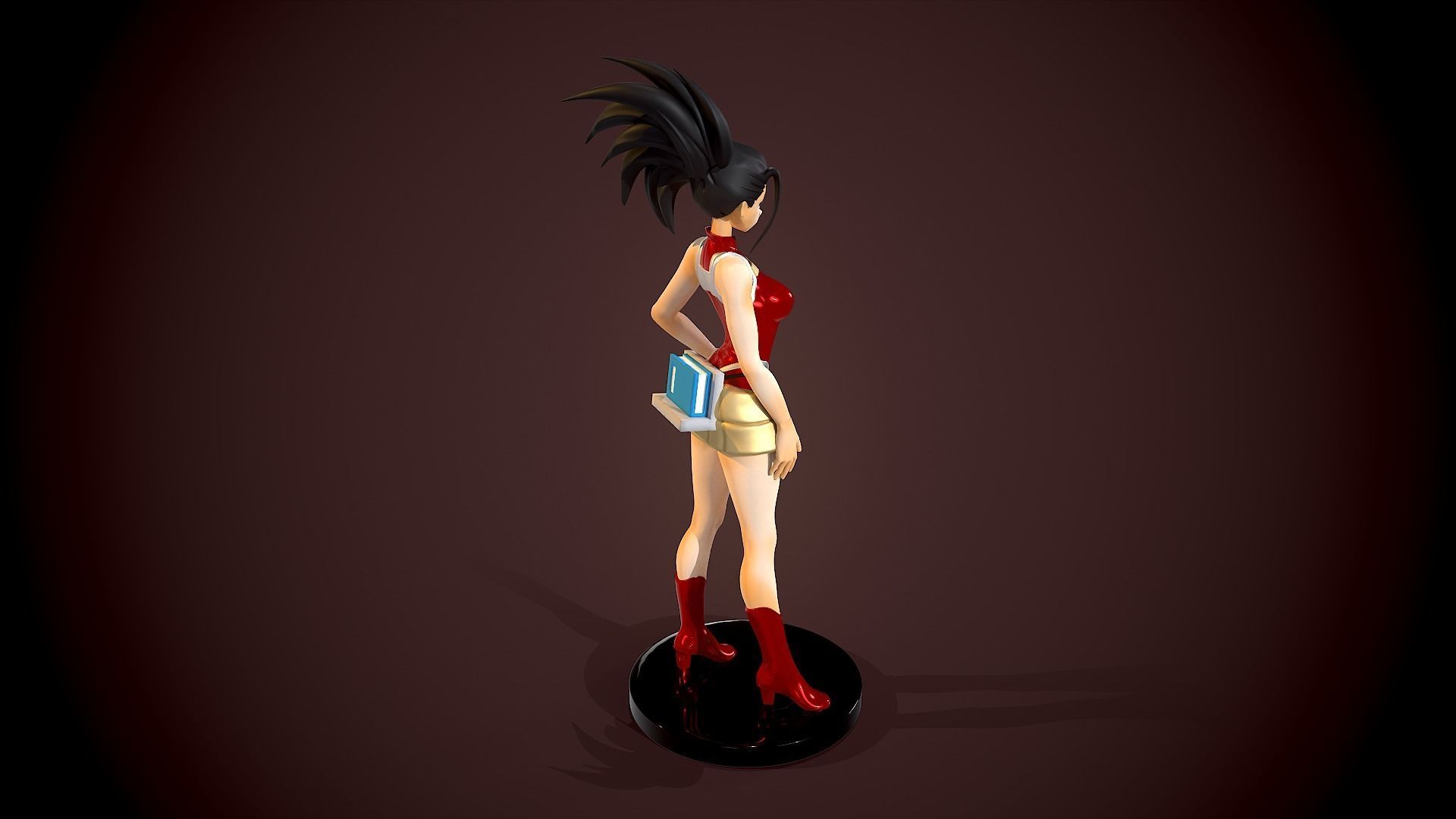 momo yaoyorozu 3D print model_6