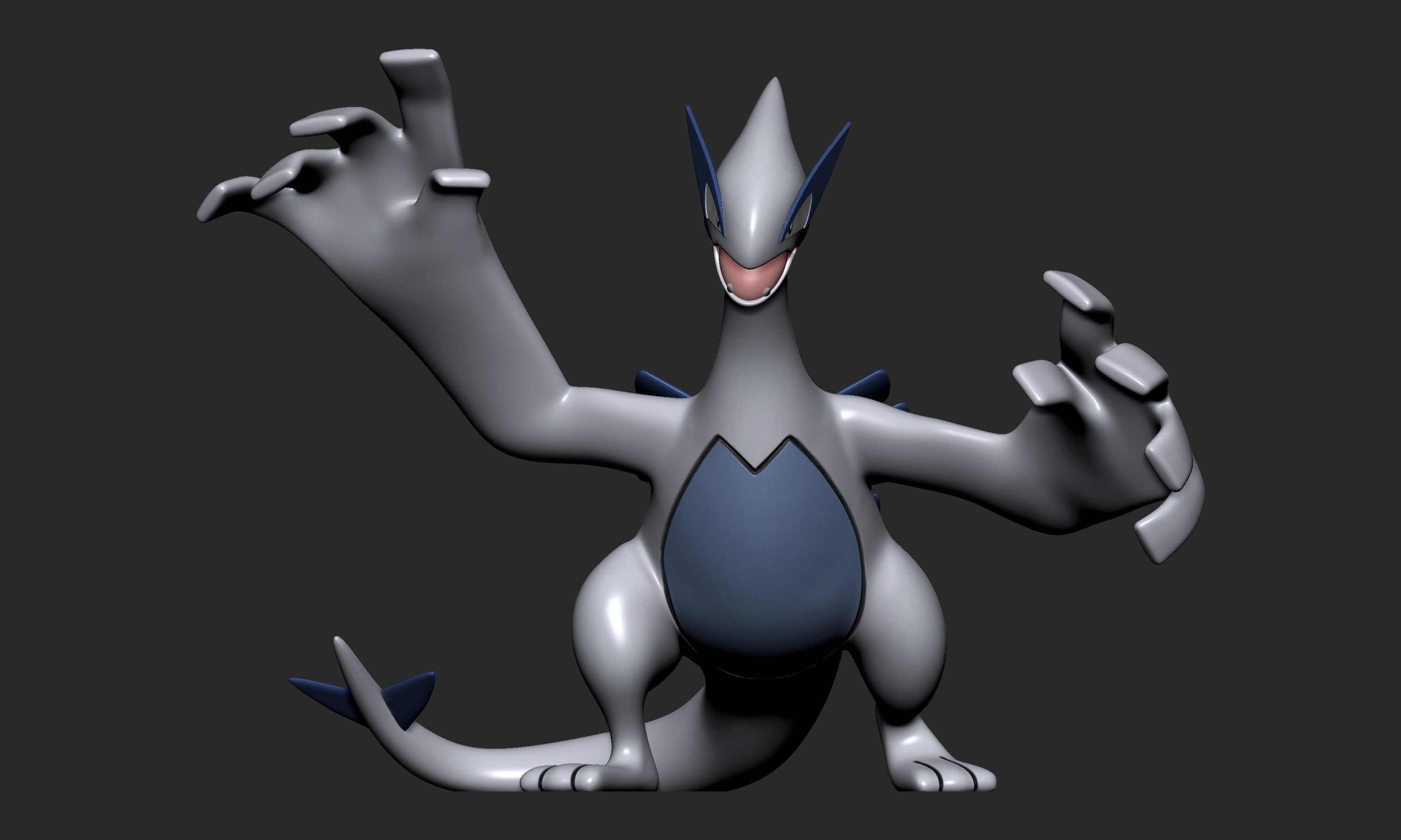 Pokemon - Lugia 3D print model_1