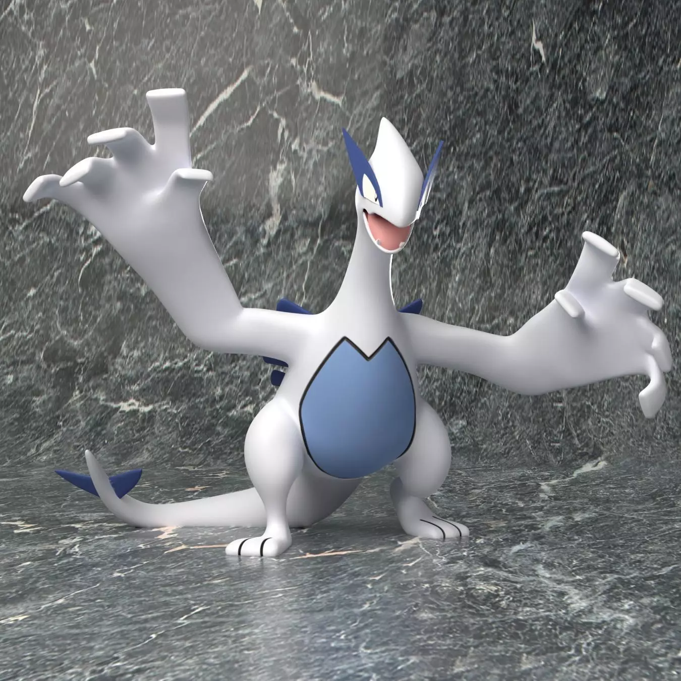 Pokemon - Lugia 3D print model_0