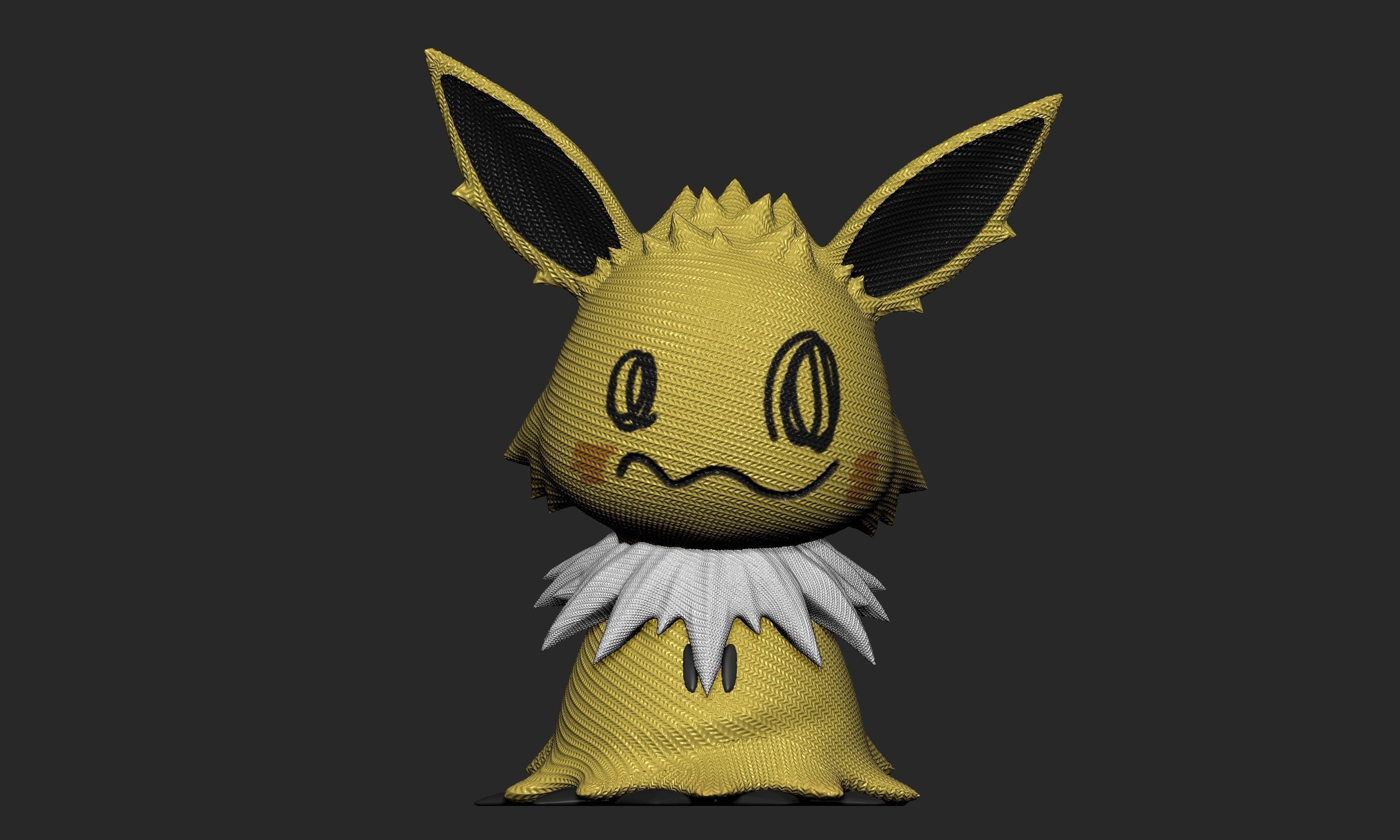 Pokemon - Mimikyu Jolteon 3D print model_1