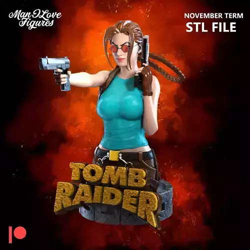LARA CROFT BUST