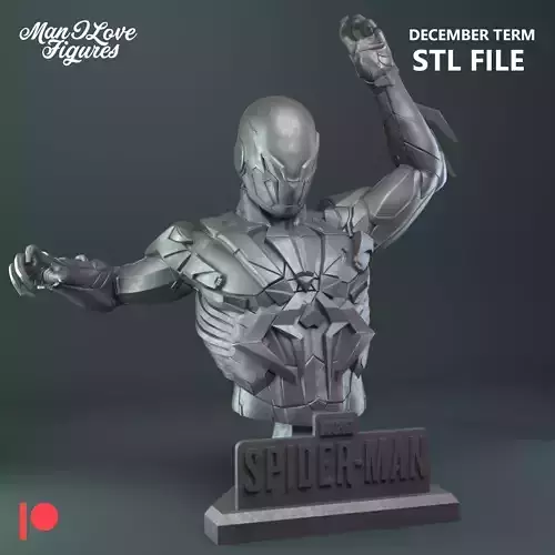 SPIDERMAN 2099 BUST 3D print model