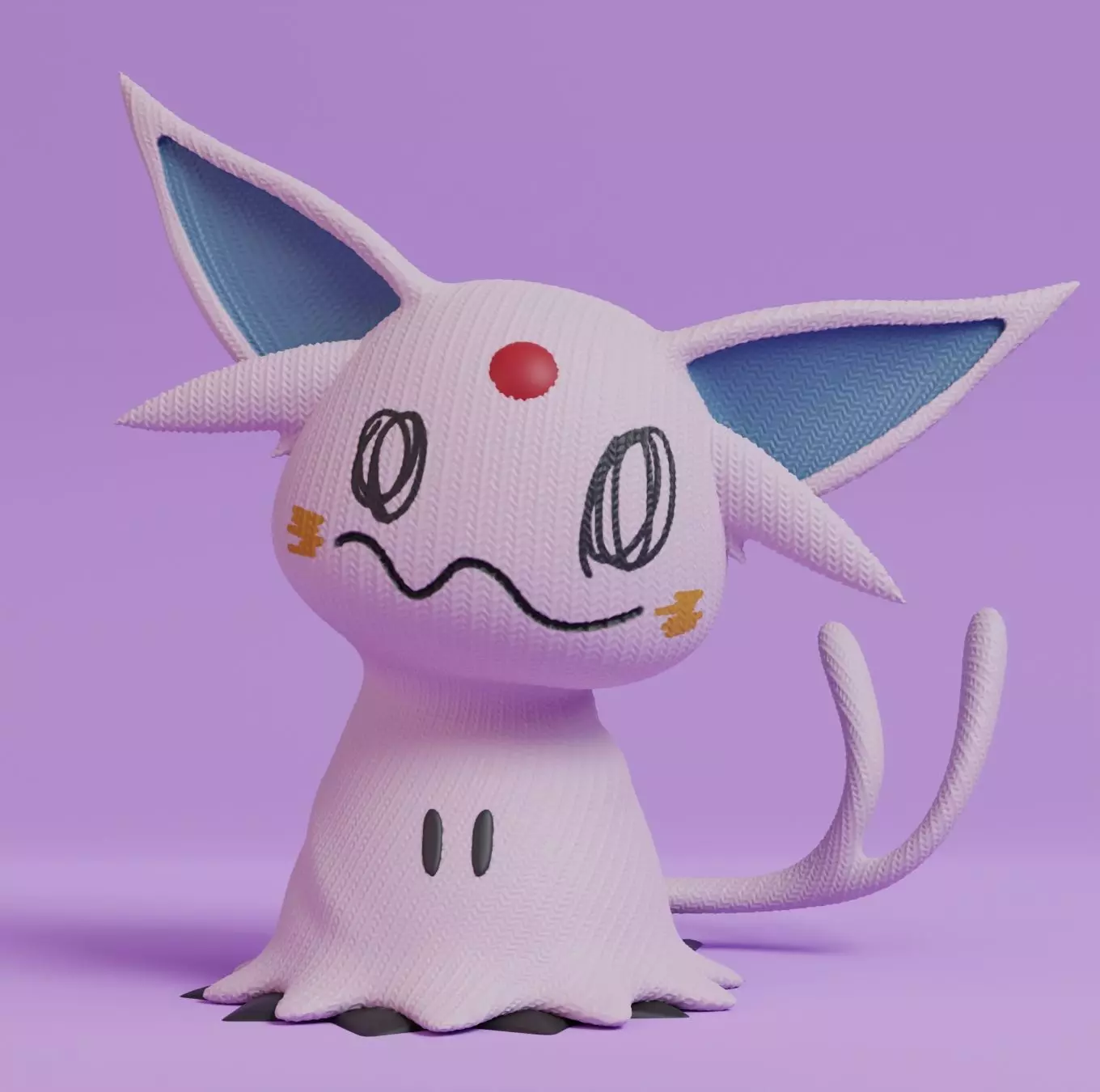 Pokemon - Mimikyu Espeon 3D print model_0